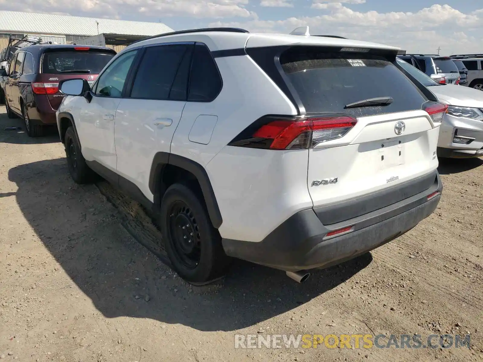 3 Photograph of a damaged car 2T3F1RFV5LW106748 TOYOTA RAV4 2020