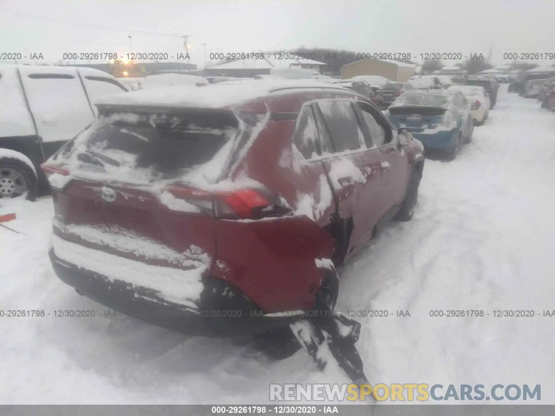 4 Photograph of a damaged car 2T3F1RFV5LW108323 TOYOTA RAV4 2020