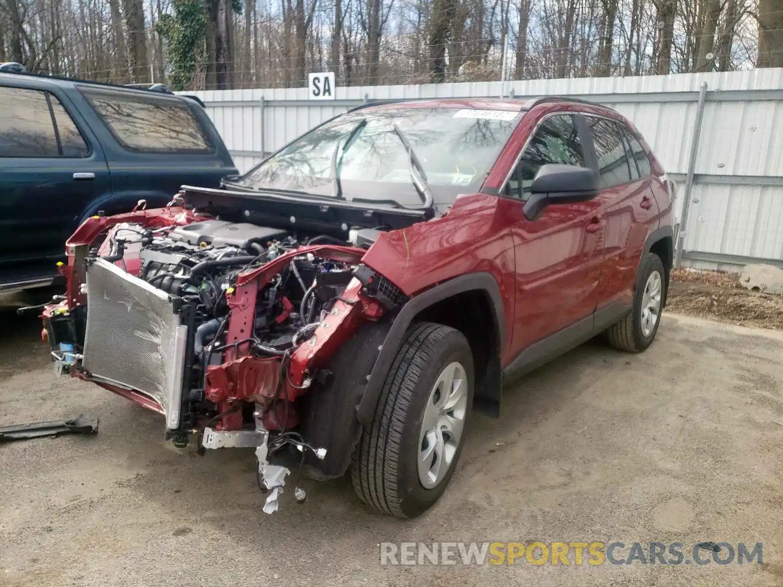 2 Photograph of a damaged car 2T3F1RFV5LW115787 TOYOTA RAV4 2020