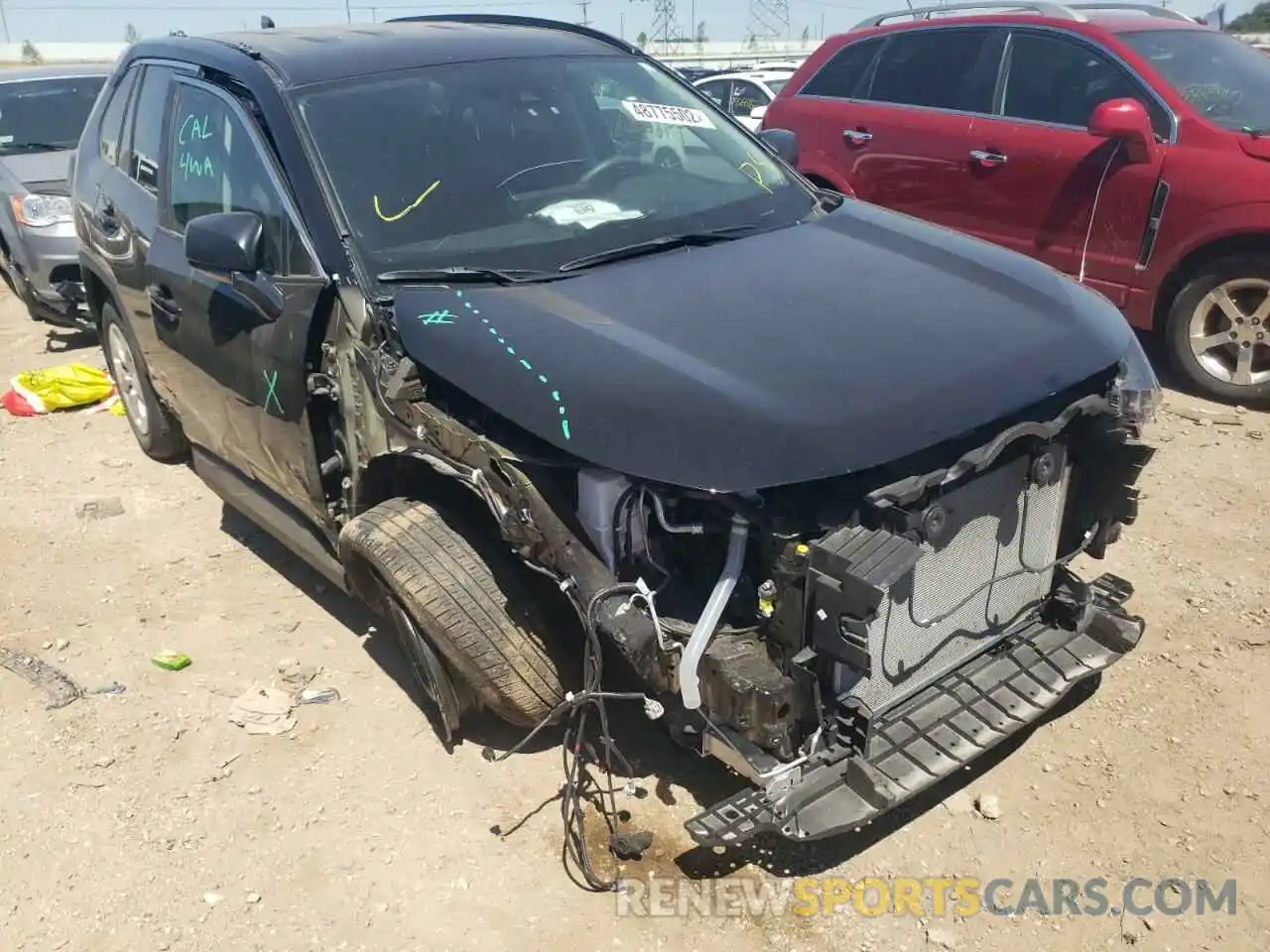 1 Photograph of a damaged car 2T3F1RFV5LW139376 TOYOTA RAV4 2020