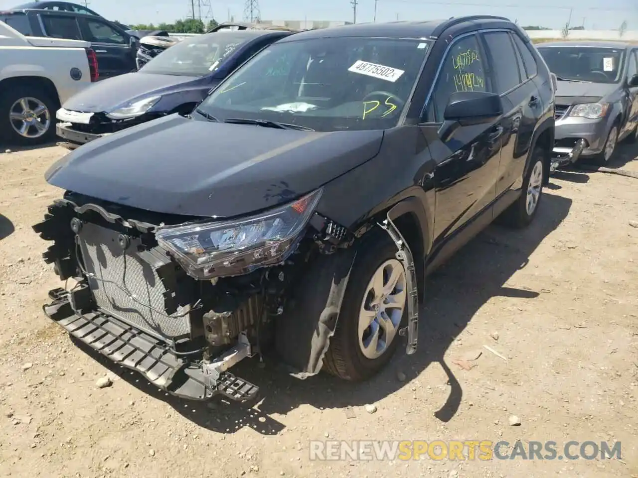 2 Photograph of a damaged car 2T3F1RFV5LW139376 TOYOTA RAV4 2020