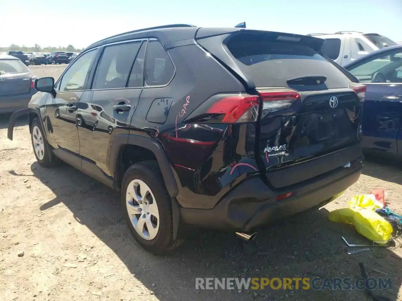 3 Photograph of a damaged car 2T3F1RFV5LW139376 TOYOTA RAV4 2020