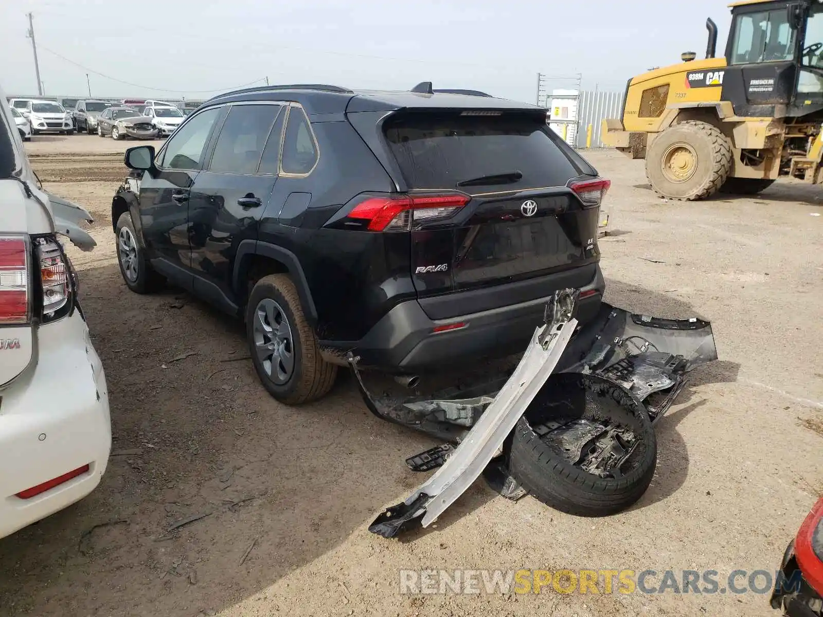 3 Photograph of a damaged car 2T3F1RFV6LC079075 TOYOTA RAV4 2020