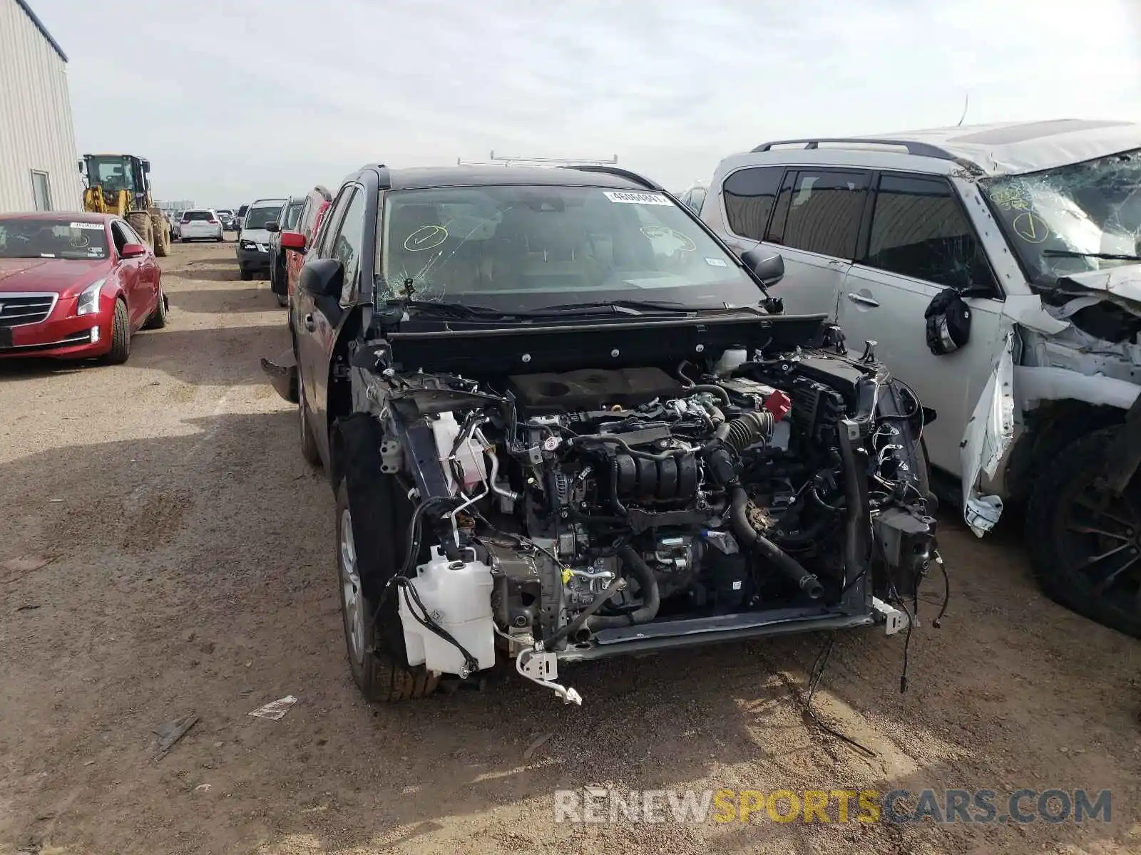 9 Photograph of a damaged car 2T3F1RFV6LC079075 TOYOTA RAV4 2020