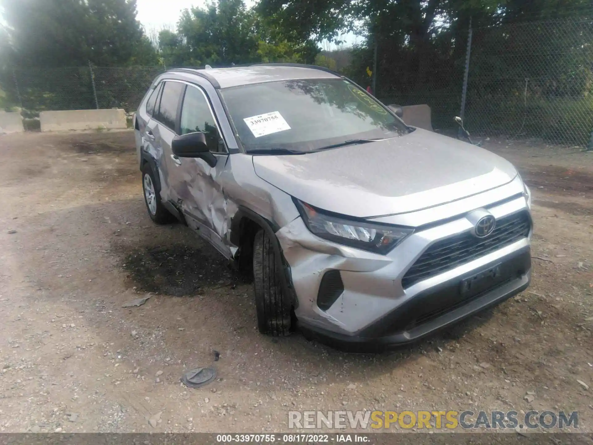 1 Photograph of a damaged car 2T3F1RFV6LC081781 TOYOTA RAV4 2020