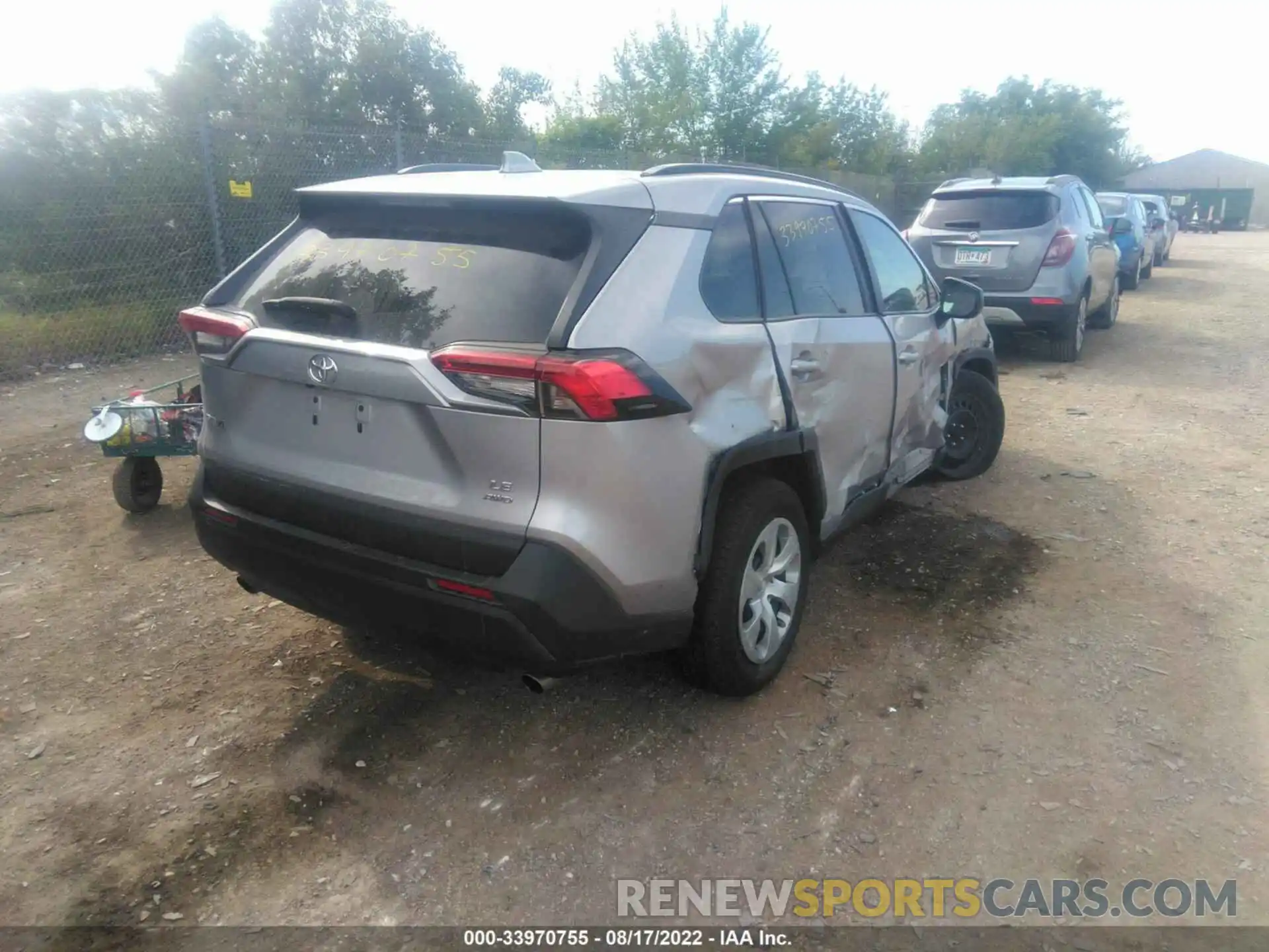 4 Photograph of a damaged car 2T3F1RFV6LC081781 TOYOTA RAV4 2020