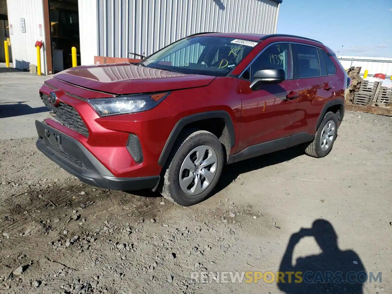 2 Photograph of a damaged car 2T3F1RFV6LC086432 TOYOTA RAV4 2020