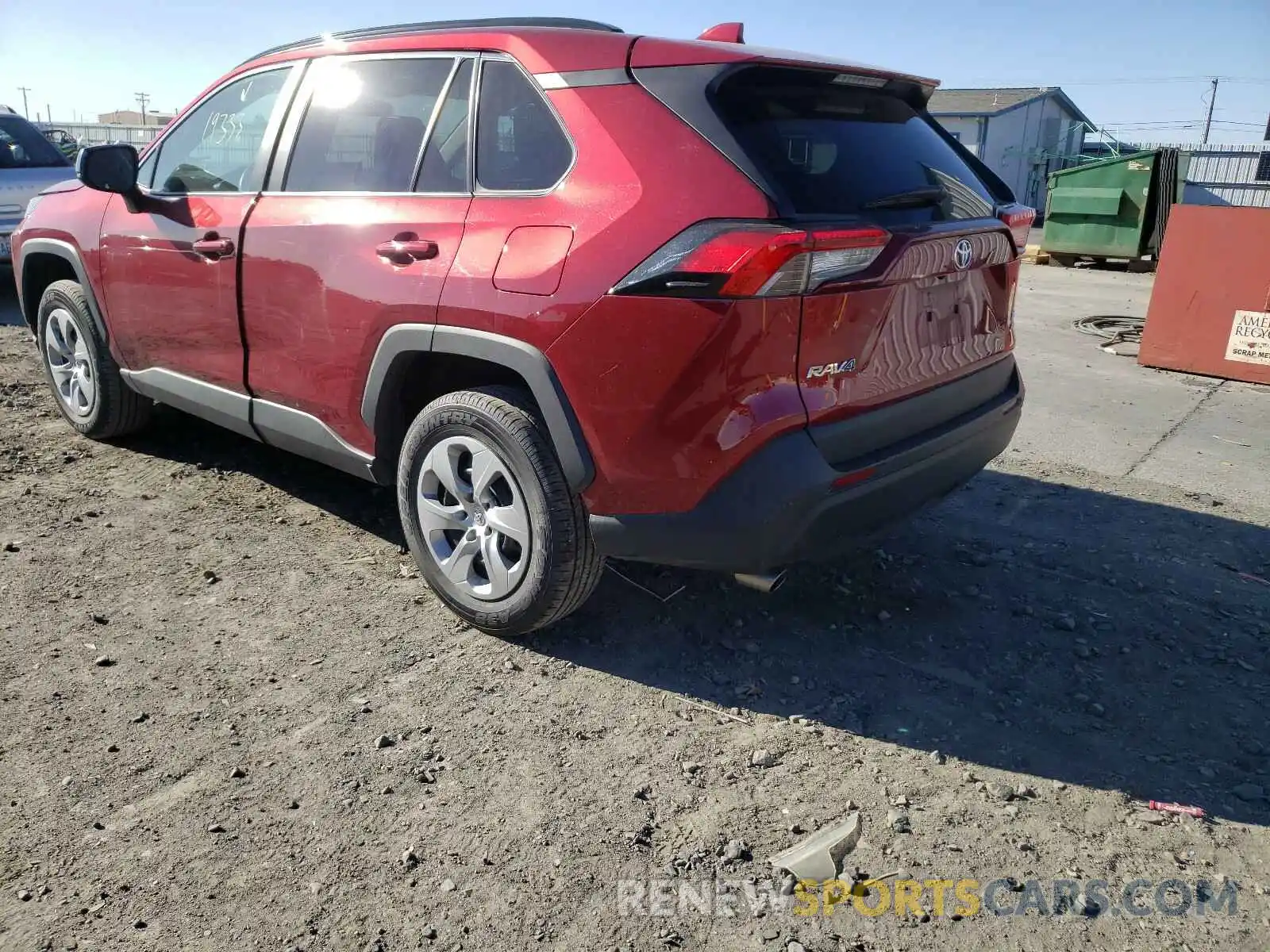 3 Photograph of a damaged car 2T3F1RFV6LC086432 TOYOTA RAV4 2020