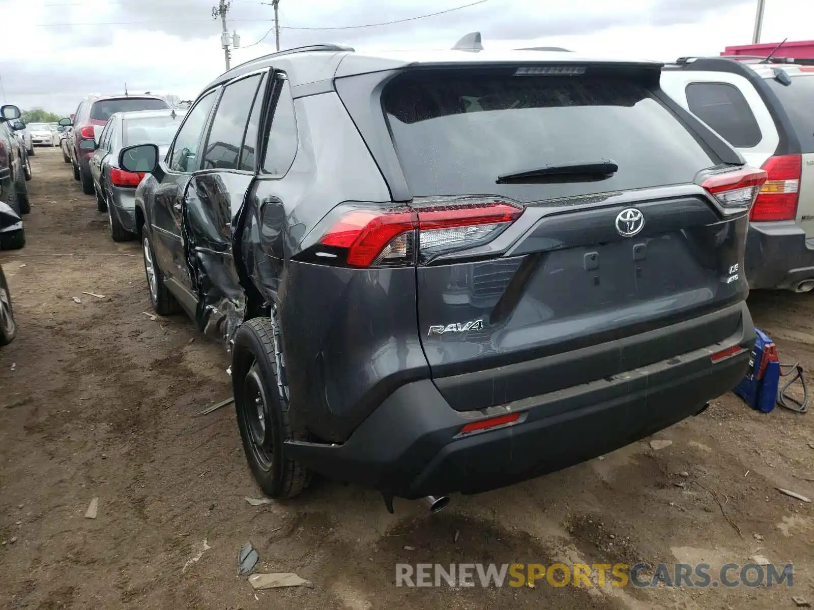 3 Photograph of a damaged car 2T3F1RFV6LC089394 TOYOTA RAV4 2020