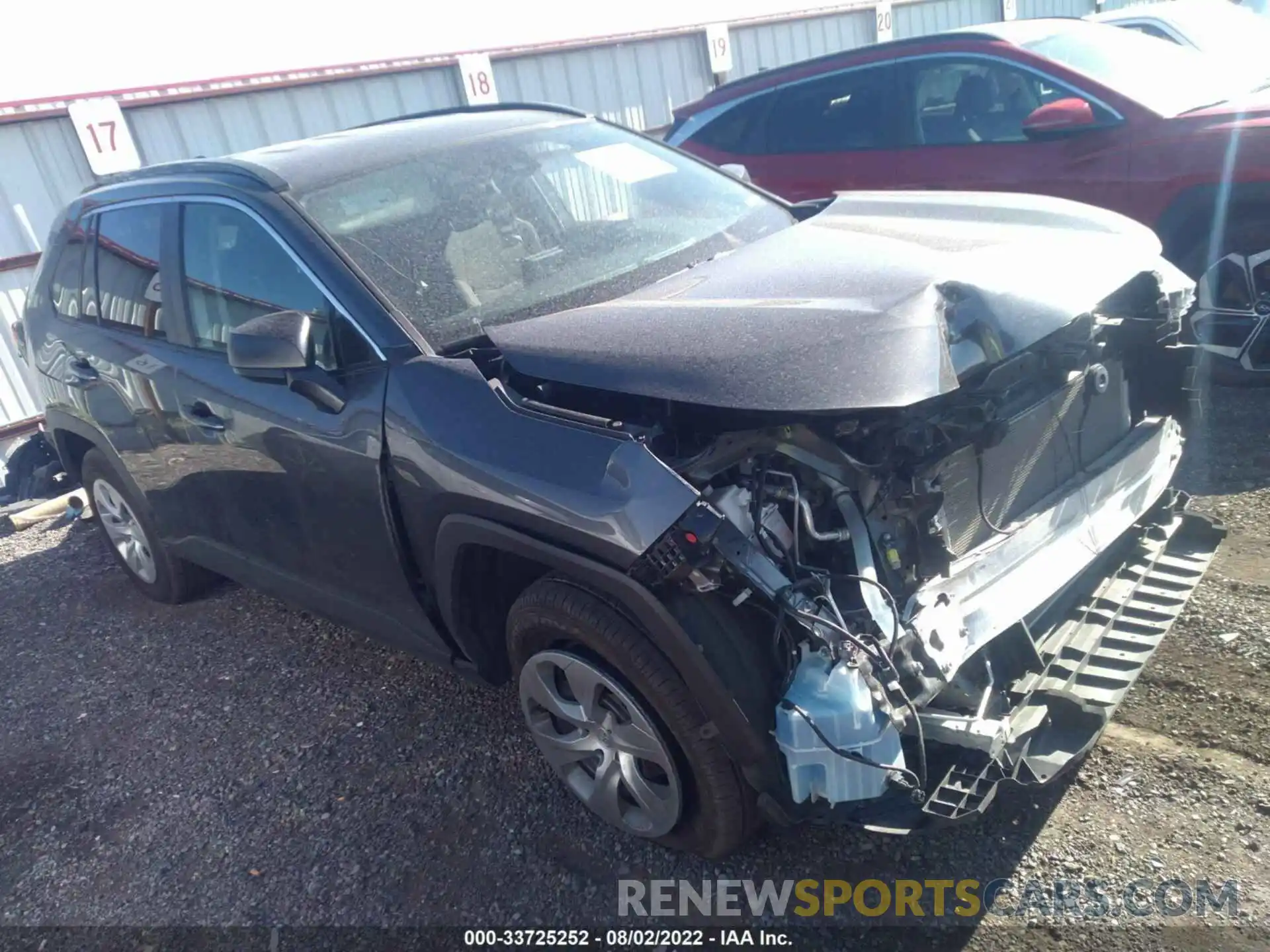 1 Photograph of a damaged car 2T3F1RFV6LC091792 TOYOTA RAV4 2020