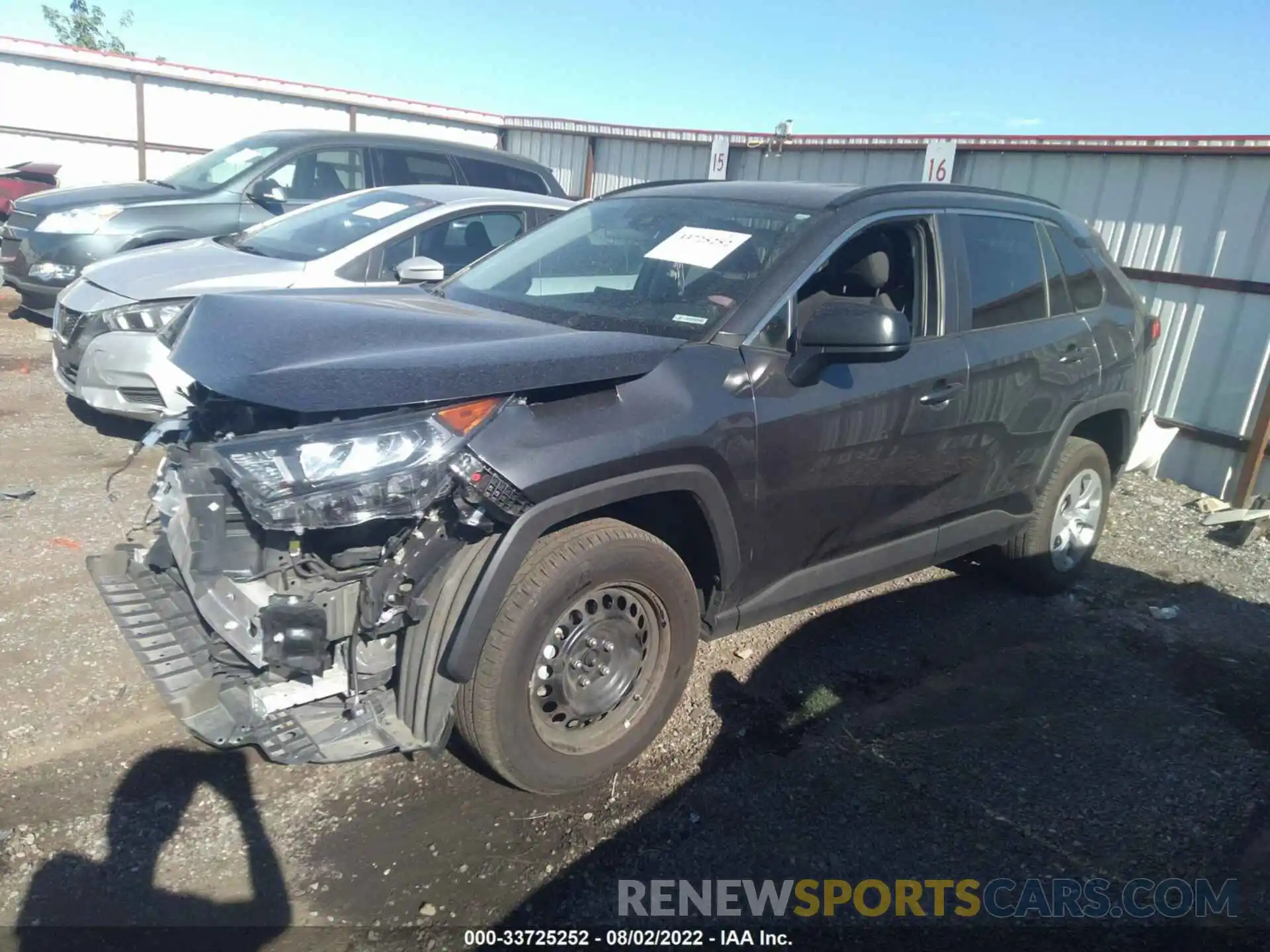 2 Photograph of a damaged car 2T3F1RFV6LC091792 TOYOTA RAV4 2020