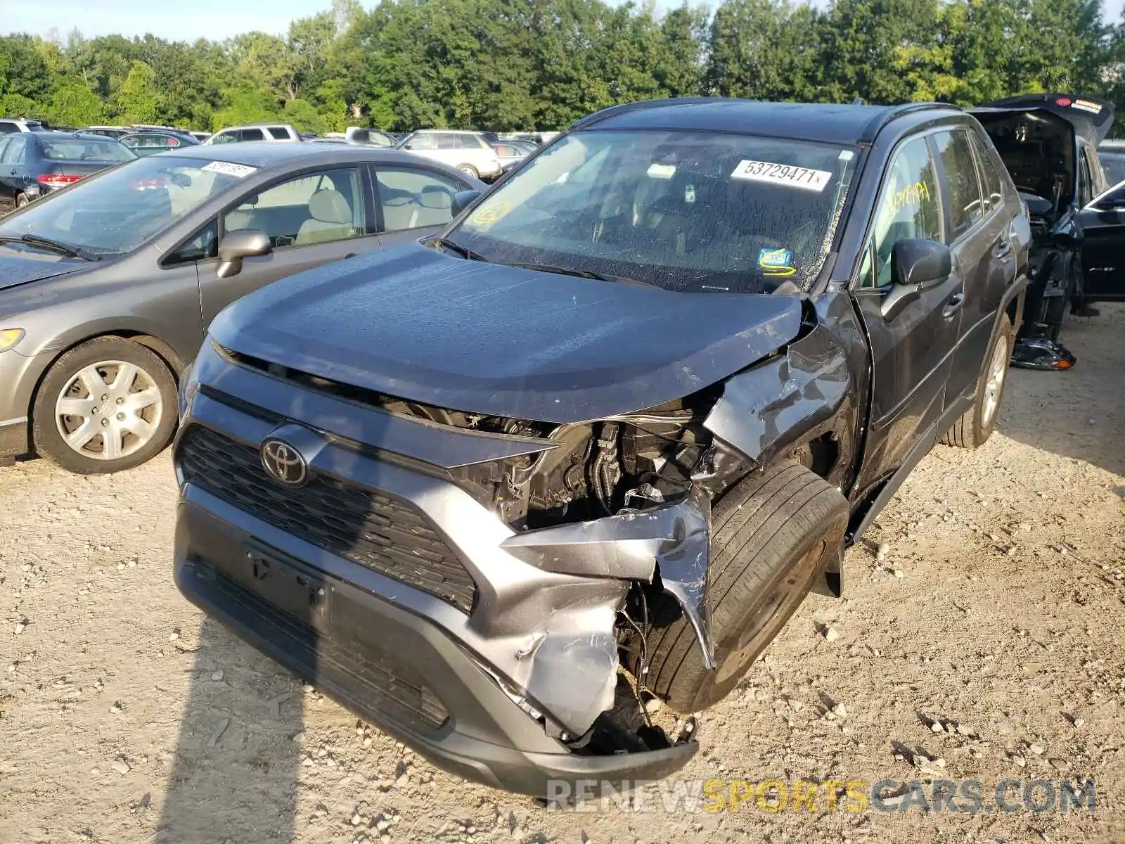 2 Photograph of a damaged car 2T3F1RFV6LC091906 TOYOTA RAV4 2020