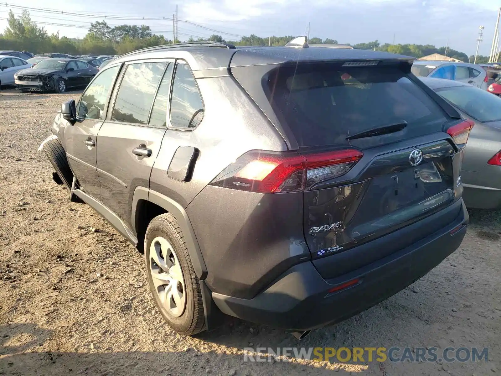 3 Photograph of a damaged car 2T3F1RFV6LC091906 TOYOTA RAV4 2020