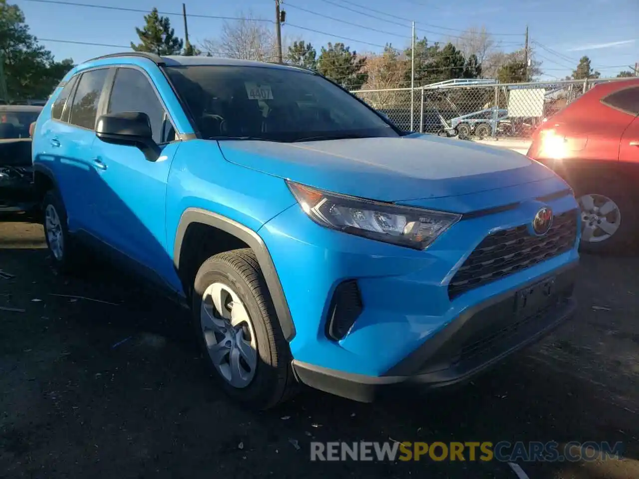 1 Photograph of a damaged car 2T3F1RFV6LC103472 TOYOTA RAV4 2020