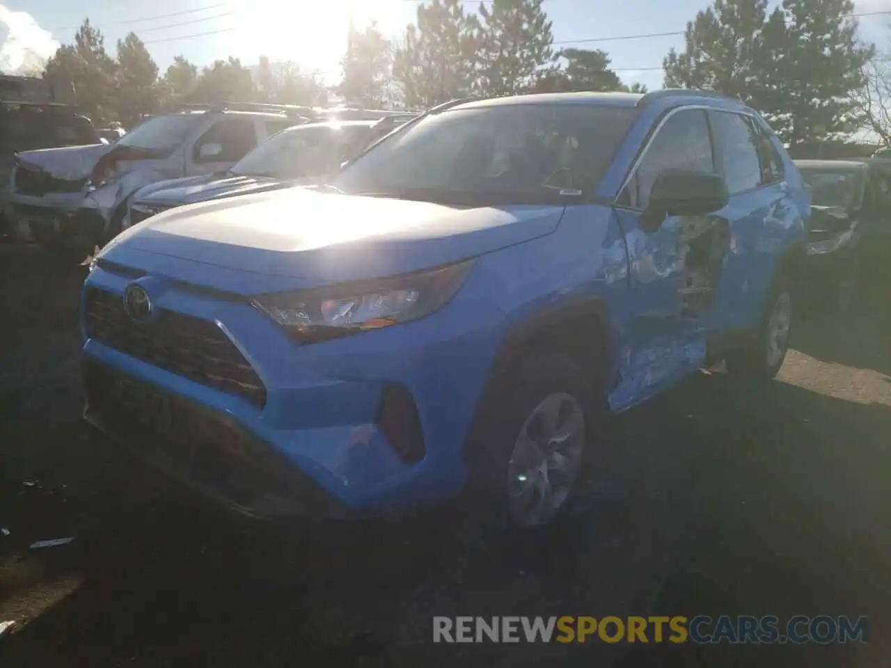 2 Photograph of a damaged car 2T3F1RFV6LC103472 TOYOTA RAV4 2020