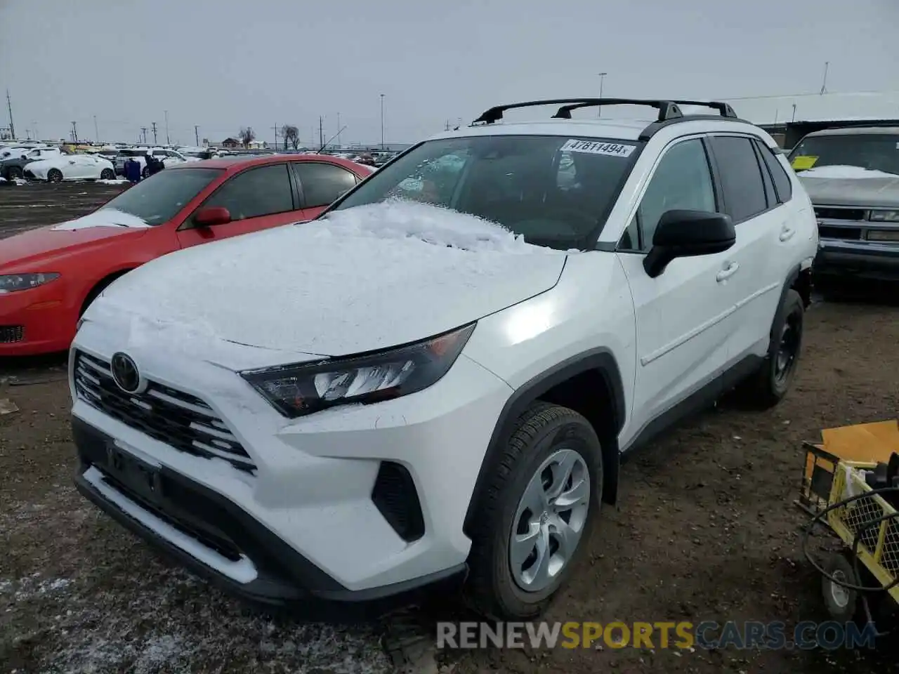 1 Photograph of a damaged car 2T3F1RFV6LC103648 TOYOTA RAV4 2020