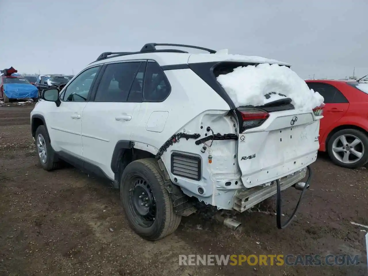 2 Photograph of a damaged car 2T3F1RFV6LC103648 TOYOTA RAV4 2020