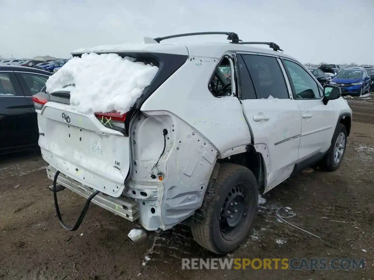 3 Photograph of a damaged car 2T3F1RFV6LC103648 TOYOTA RAV4 2020