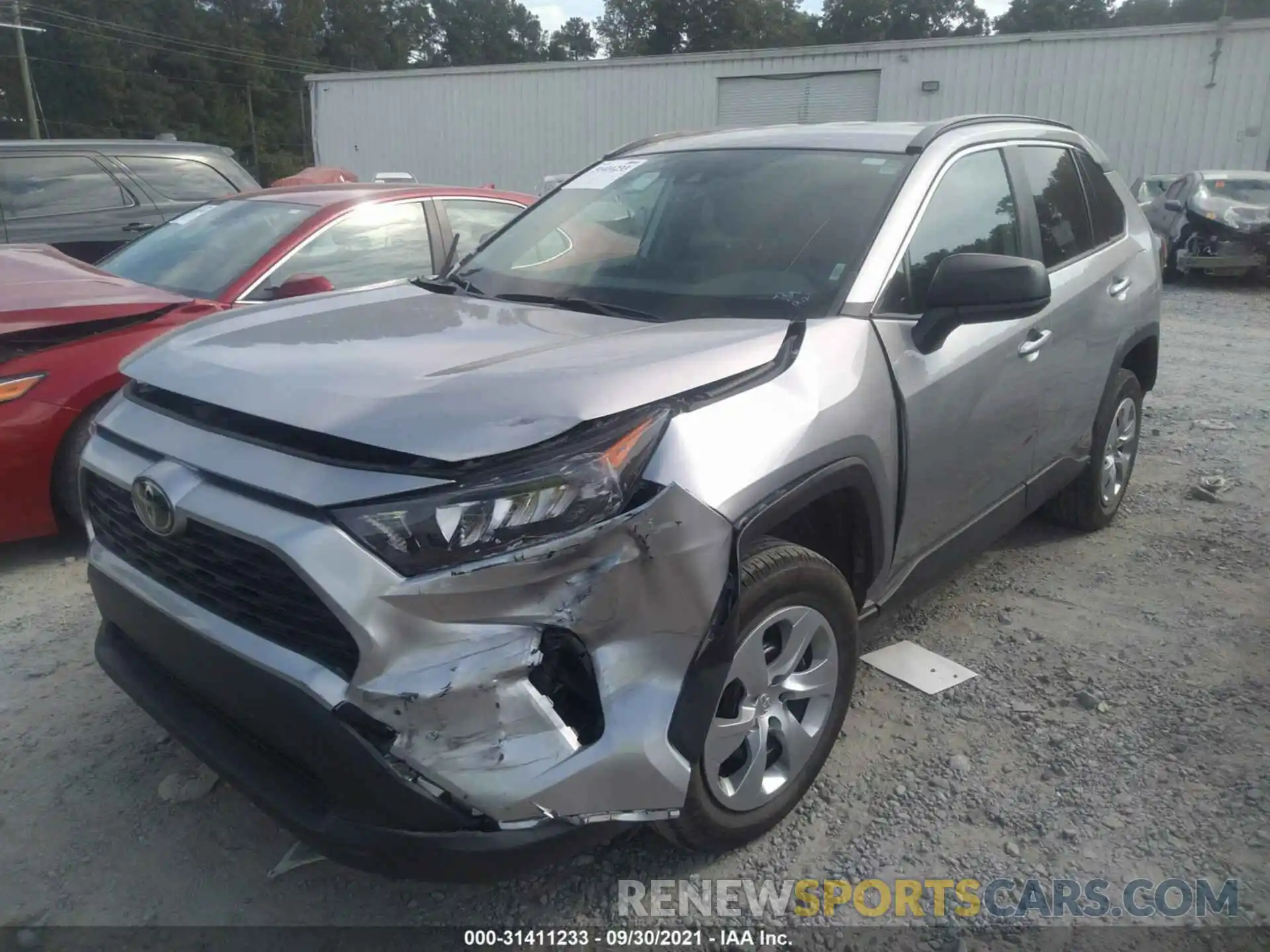 2 Photograph of a damaged car 2T3F1RFV6LC105349 TOYOTA RAV4 2020