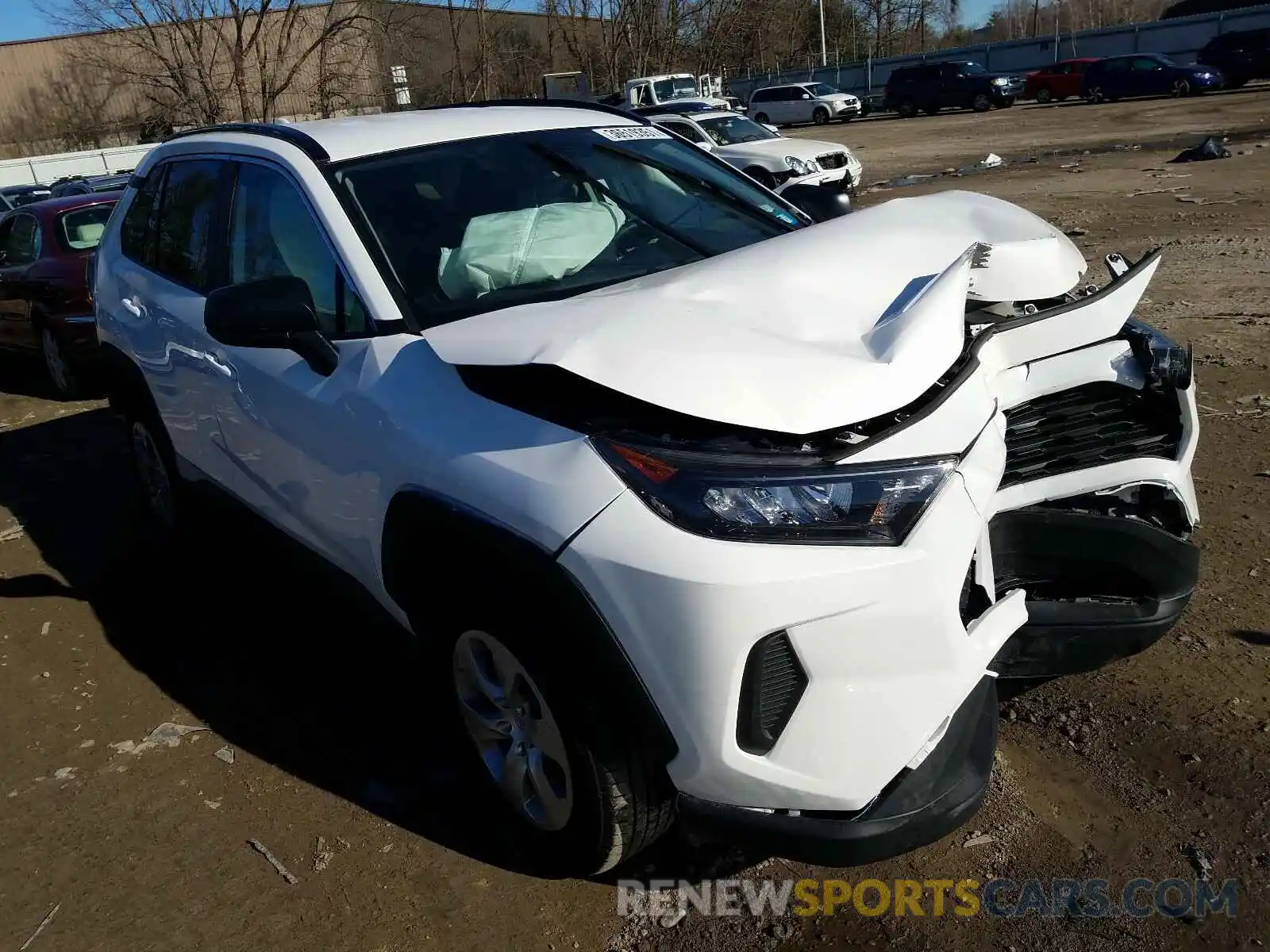 1 Photograph of a damaged car 2T3F1RFV6LC108090 TOYOTA RAV4 2020