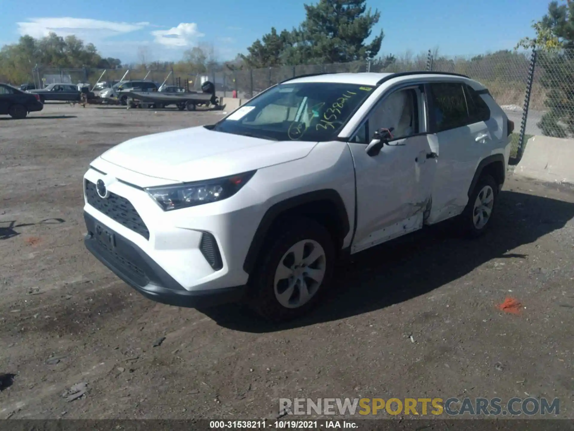 2 Photograph of a damaged car 2T3F1RFV6LC108560 TOYOTA RAV4 2020