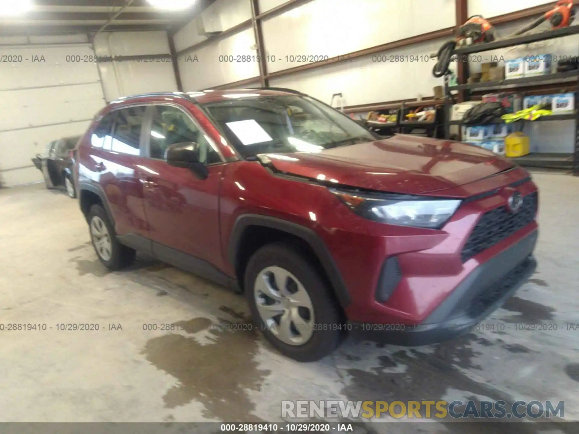 1 Photograph of a damaged car 2T3F1RFV6LC115380 TOYOTA RAV4 2020