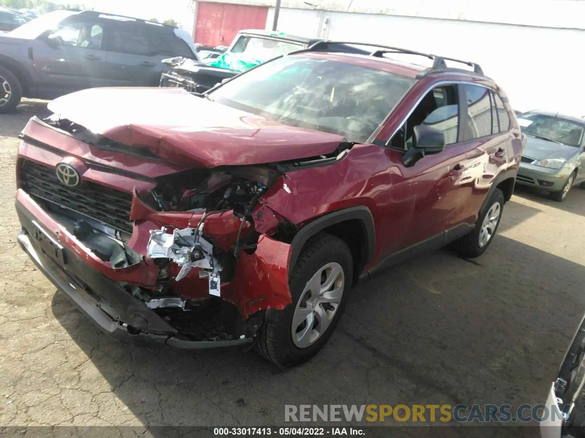 2 Photograph of a damaged car 2T3F1RFV6LC118229 TOYOTA RAV4 2020