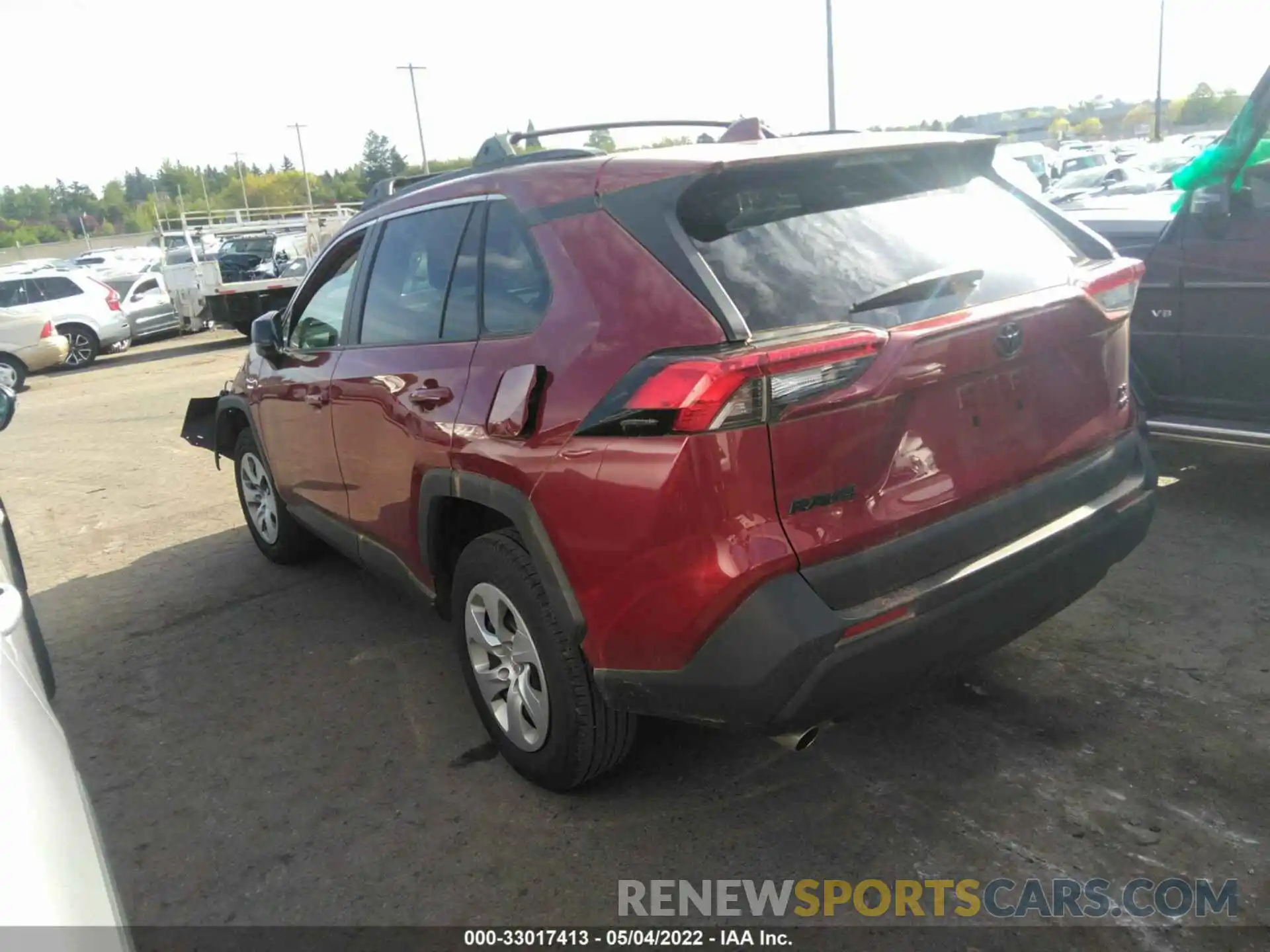 3 Photograph of a damaged car 2T3F1RFV6LC118229 TOYOTA RAV4 2020