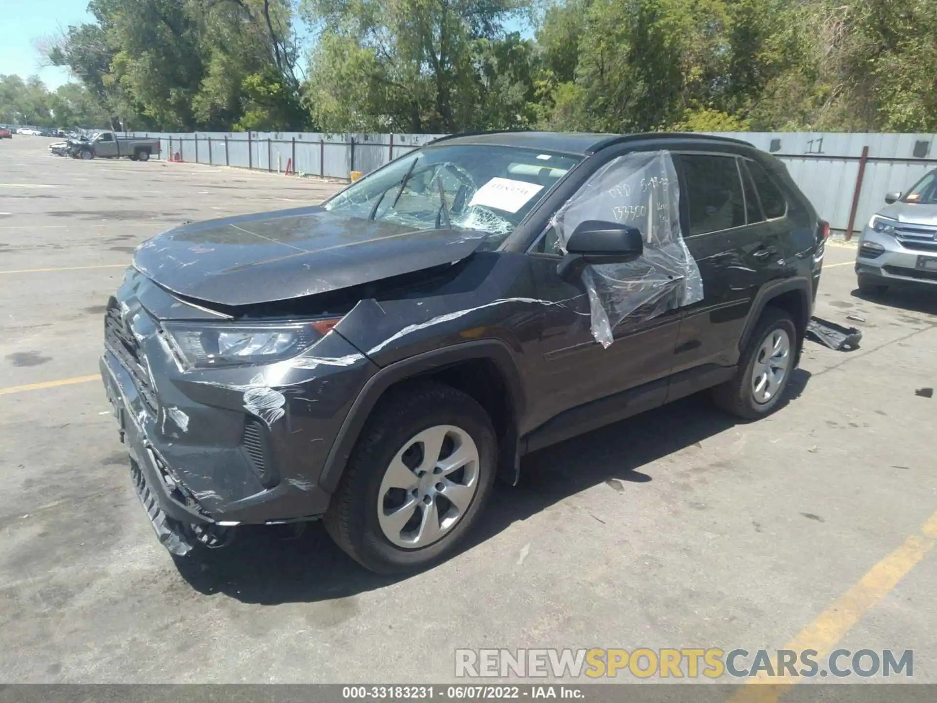 2 Photograph of a damaged car 2T3F1RFV6LC133300 TOYOTA RAV4 2020