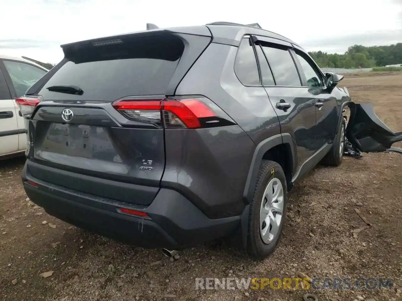 4 Photograph of a damaged car 2T3F1RFV6LC134852 TOYOTA RAV4 2020