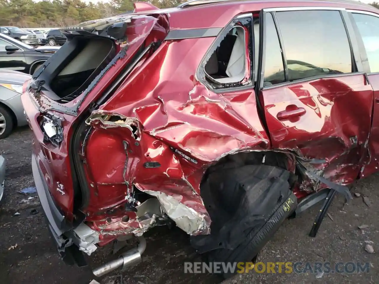 9 Photograph of a damaged car 2T3F1RFV6LW088549 TOYOTA RAV4 2020