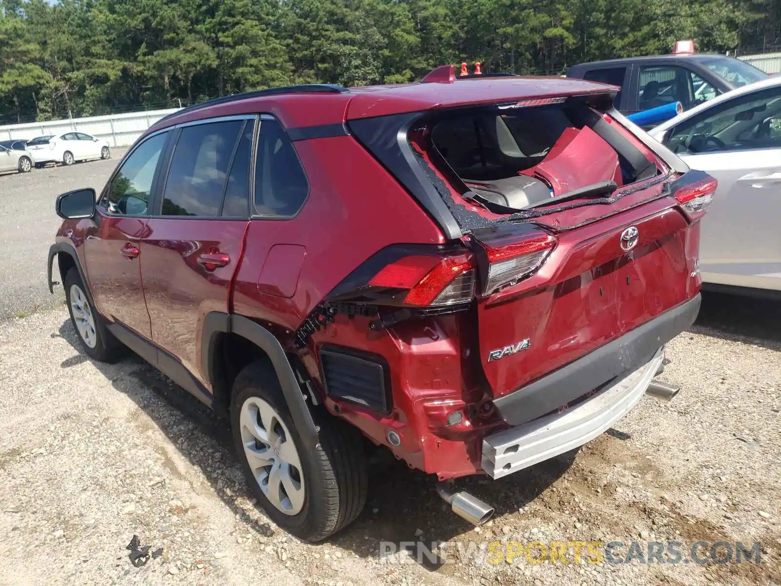 3 Photograph of a damaged car 2T3F1RFV6LW092360 TOYOTA RAV4 2020