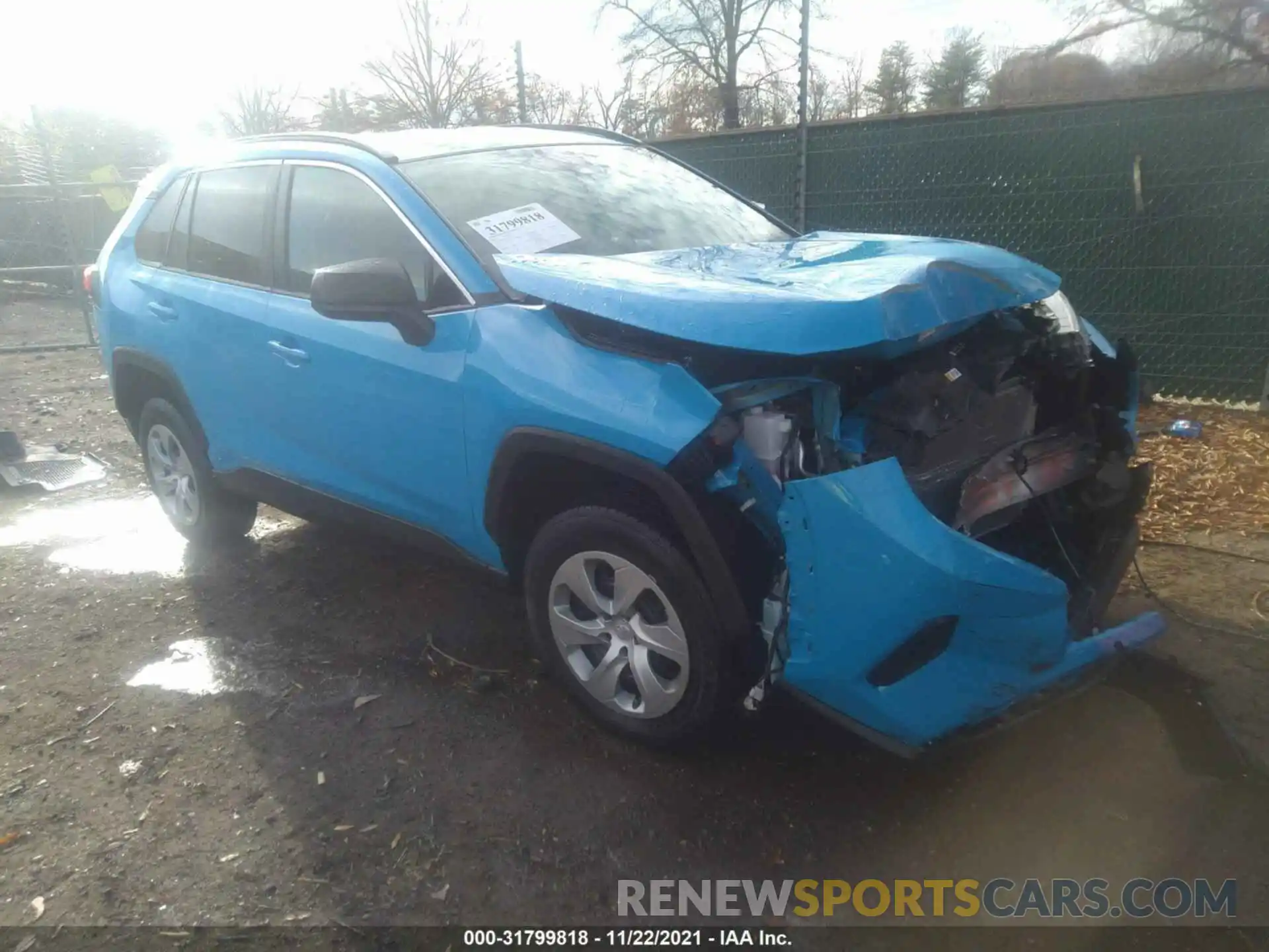 1 Photograph of a damaged car 2T3F1RFV6LW093413 TOYOTA RAV4 2020