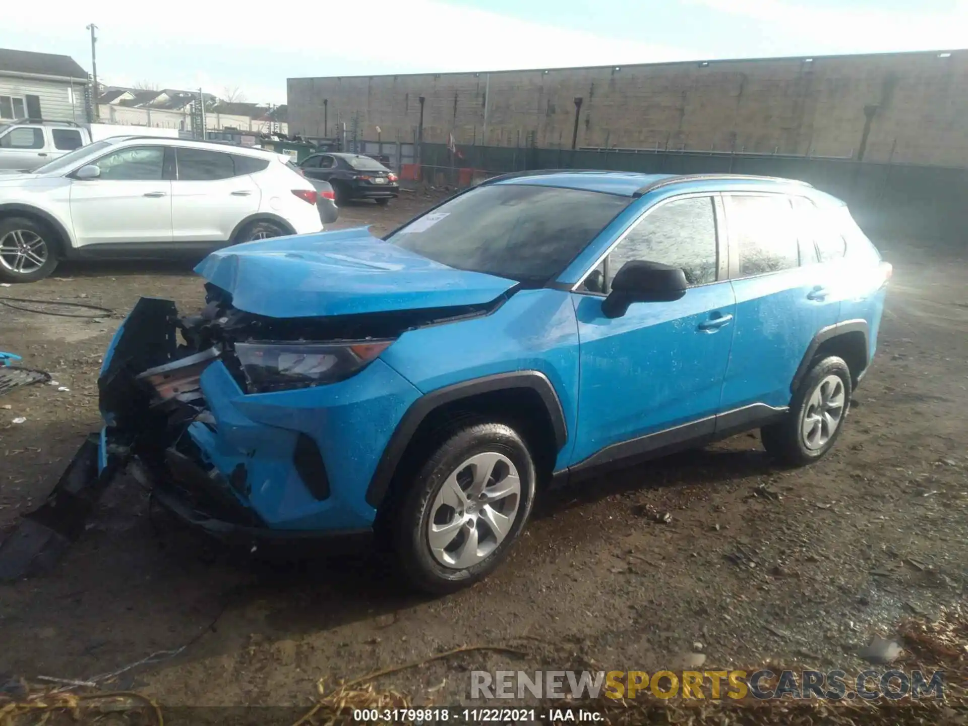 2 Photograph of a damaged car 2T3F1RFV6LW093413 TOYOTA RAV4 2020