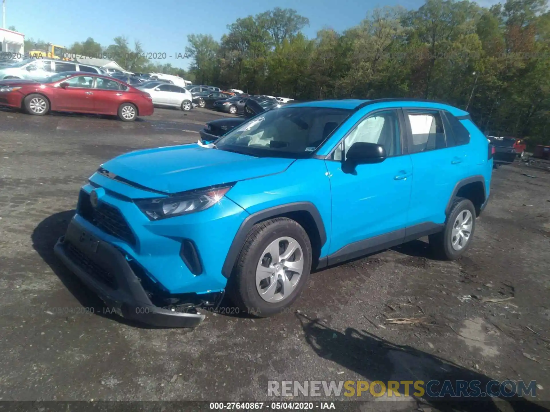 2 Фотография поврежденного автомобиля 2T3F1RFV6LW094125 TOYOTA RAV4 2020