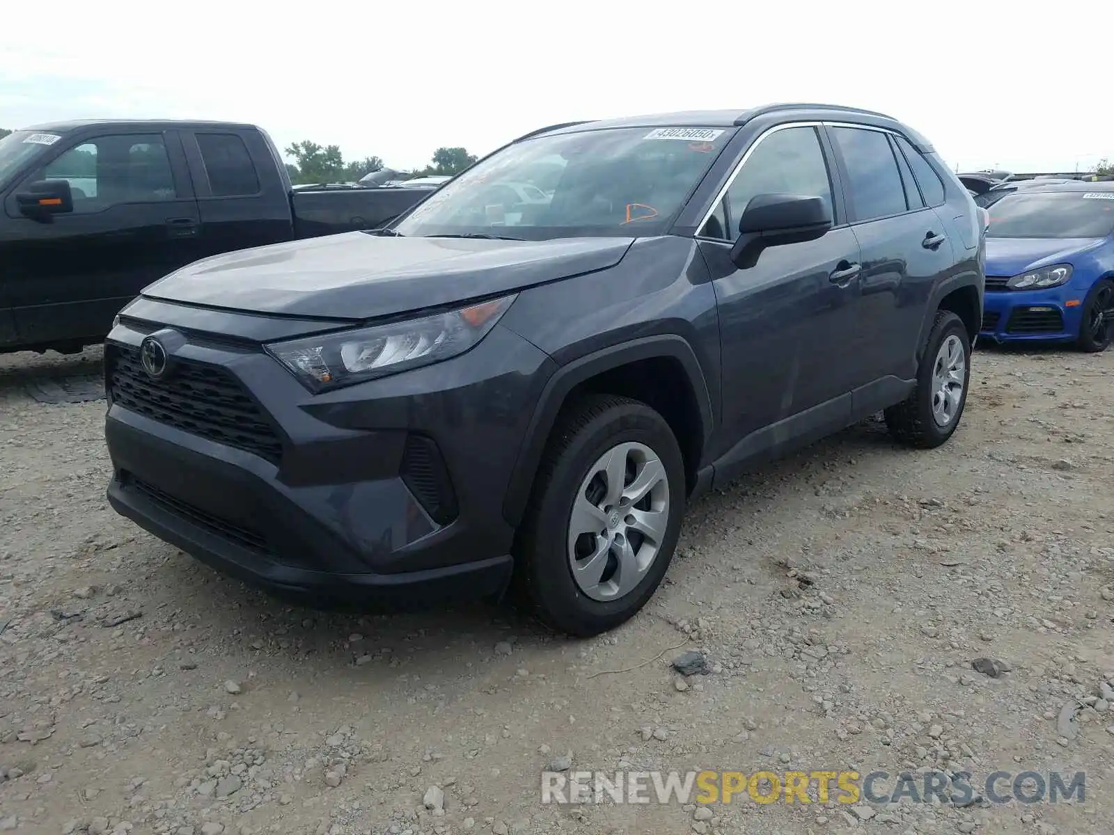 2 Photograph of a damaged car 2T3F1RFV6LW104345 TOYOTA RAV4 2020