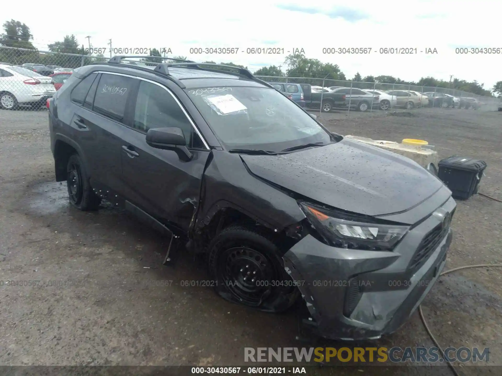 1 Photograph of a damaged car 2T3F1RFV6LW117225 TOYOTA RAV4 2020