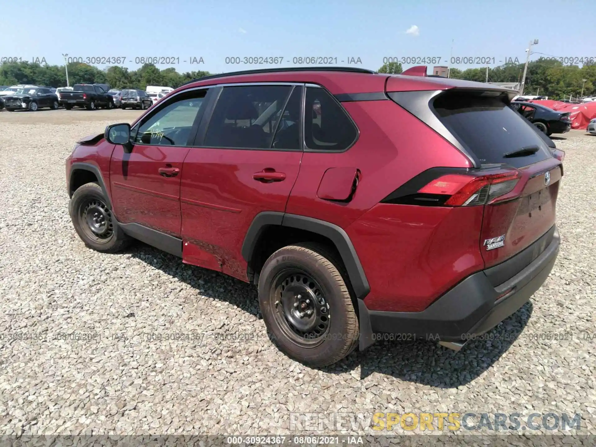 3 Photograph of a damaged car 2T3F1RFV6LW135160 TOYOTA RAV4 2020