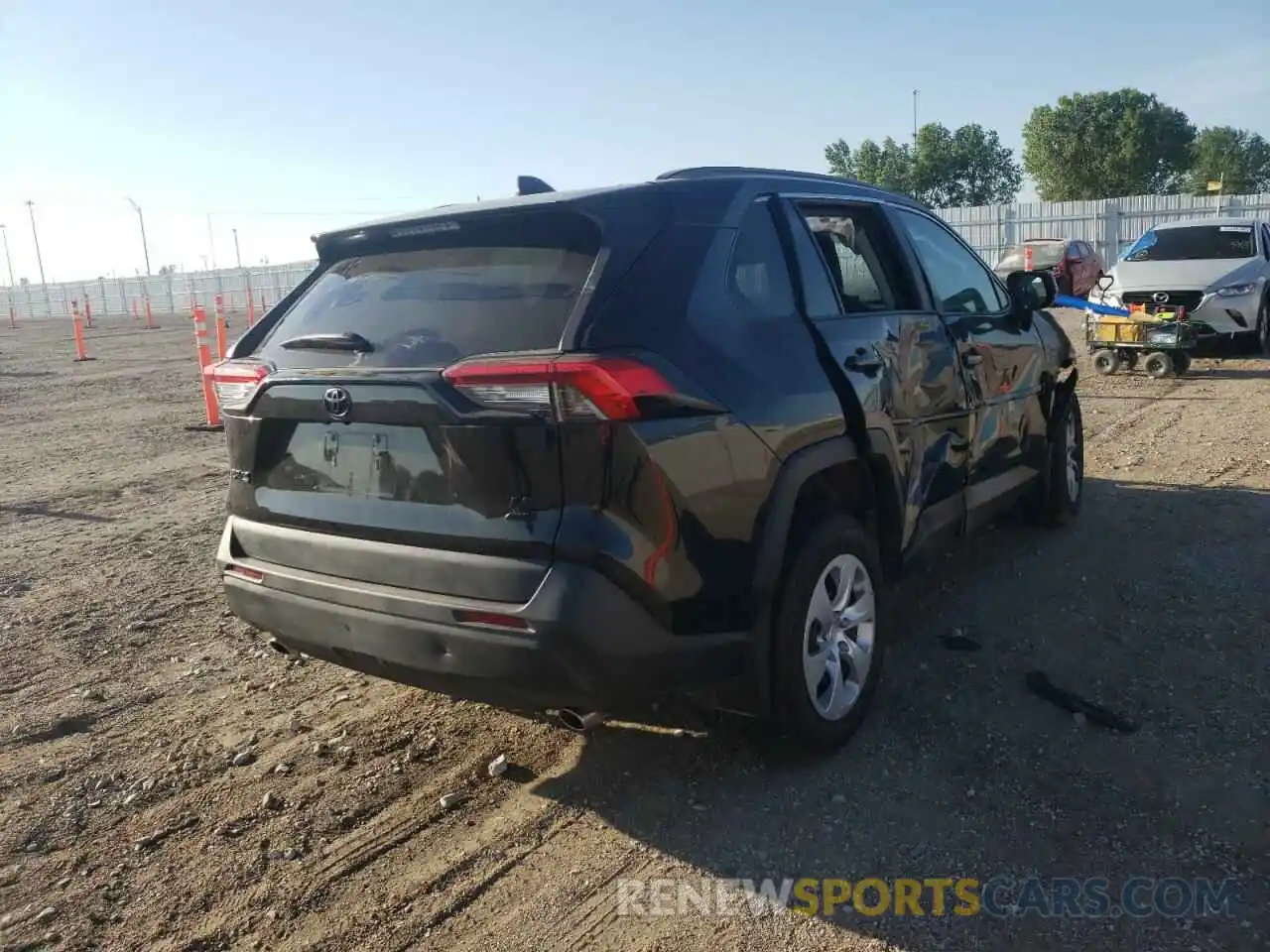 4 Photograph of a damaged car 2T3F1RFV6LW135420 TOYOTA RAV4 2020