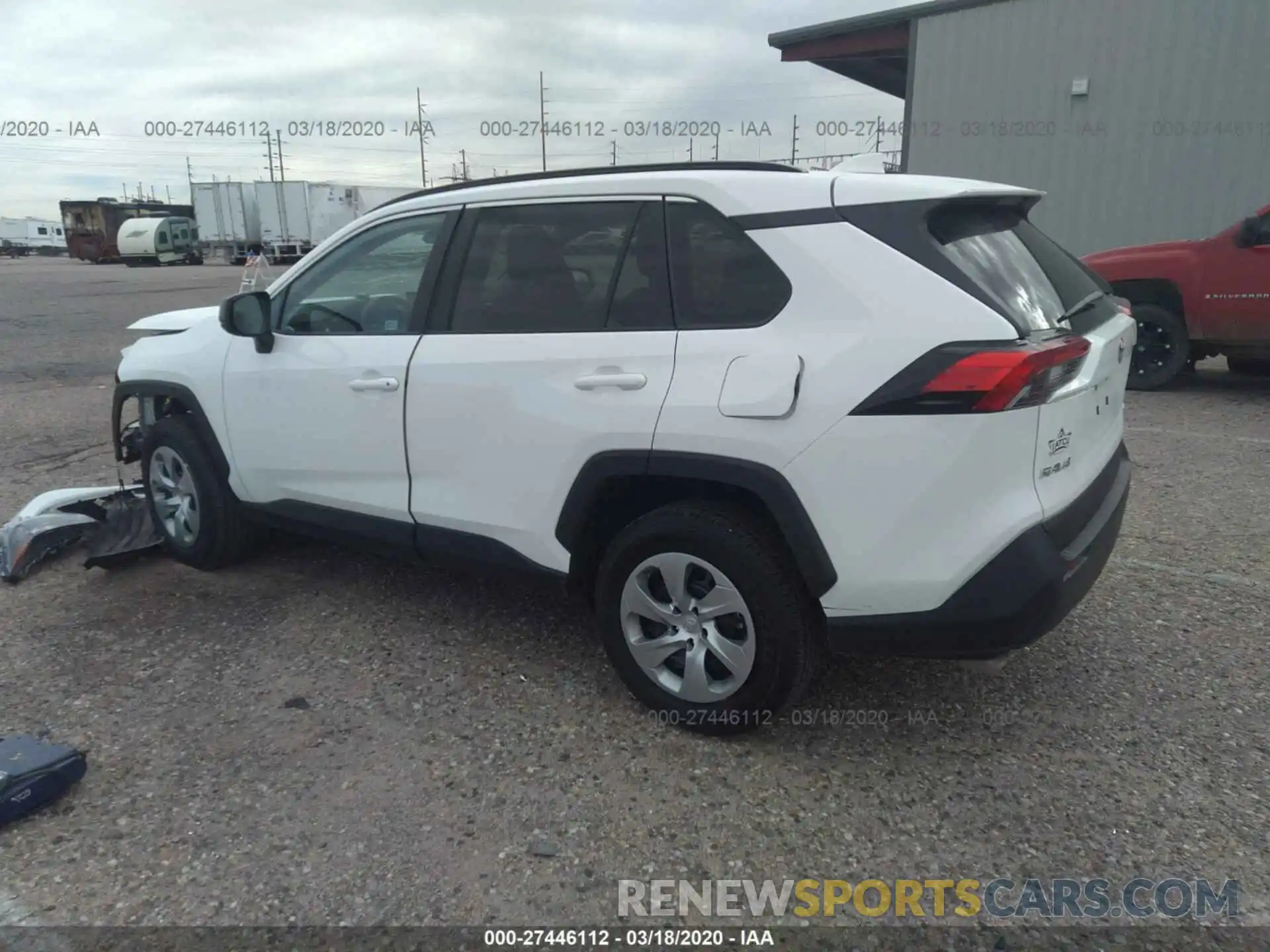 3 Photograph of a damaged car 2T3F1RFV7LC068120 TOYOTA RAV4 2020