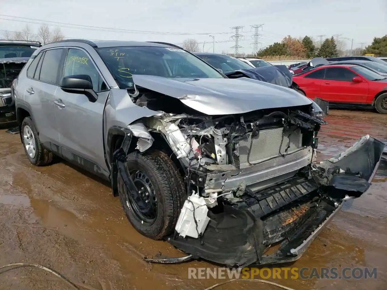 1 Photograph of a damaged car 2T3F1RFV7LC085466 TOYOTA RAV4 2020