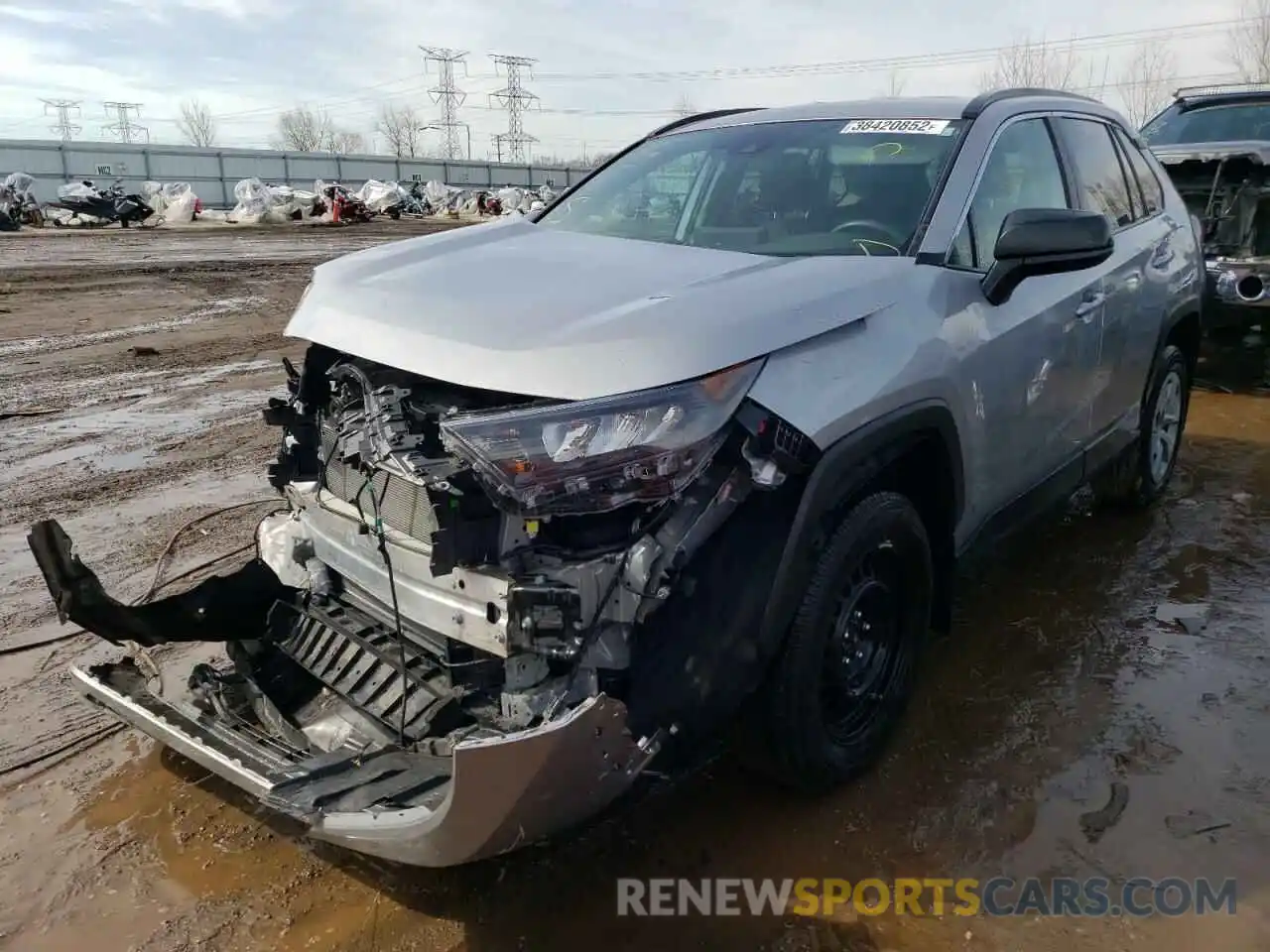 2 Photograph of a damaged car 2T3F1RFV7LC085466 TOYOTA RAV4 2020