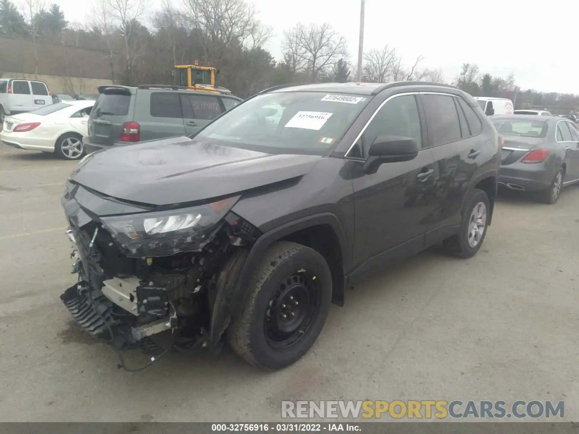 2 Photograph of a damaged car 2T3F1RFV7LC093180 TOYOTA RAV4 2020