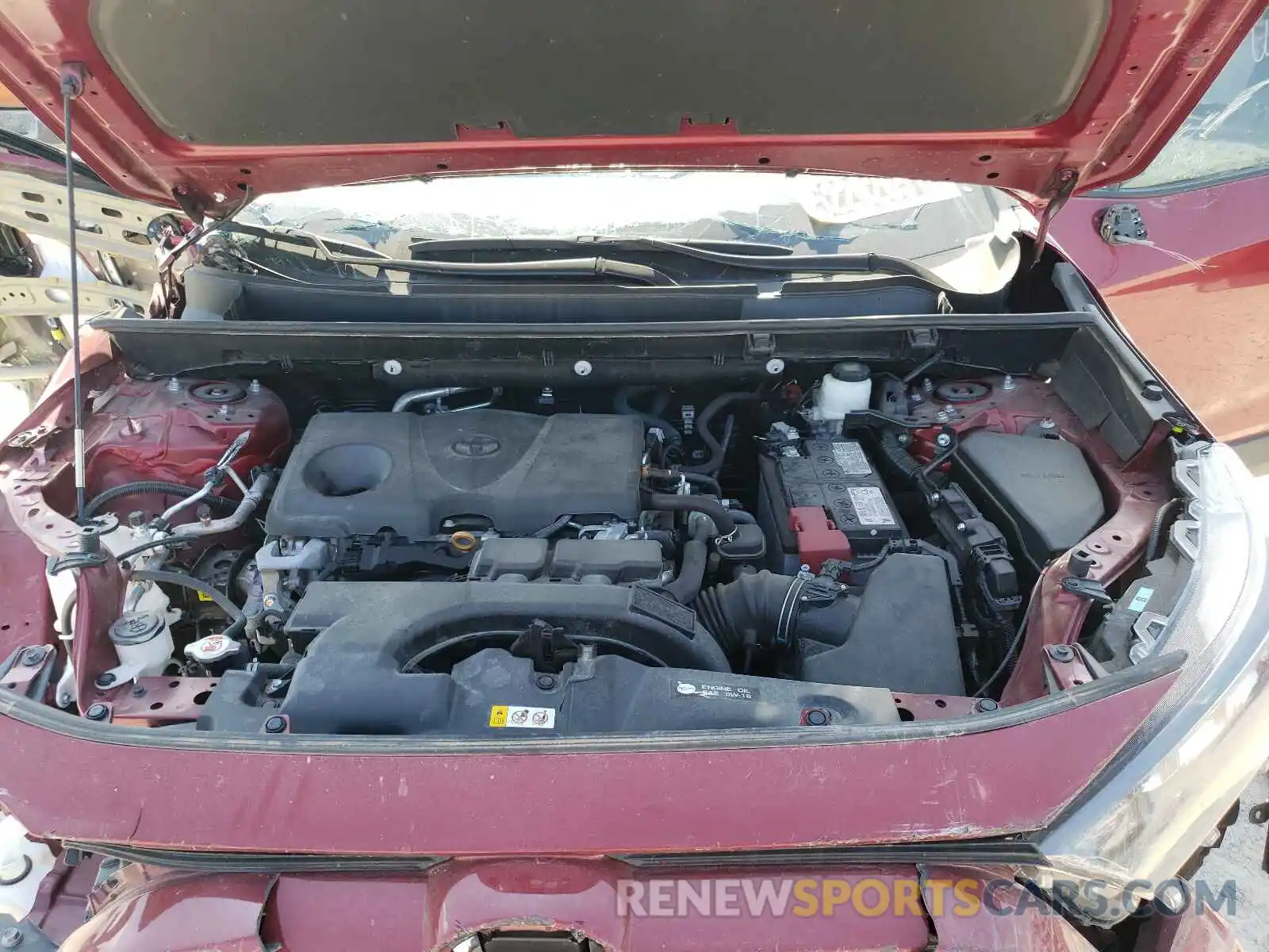 7 Photograph of a damaged car 2T3F1RFV7LC096418 TOYOTA RAV4 2020