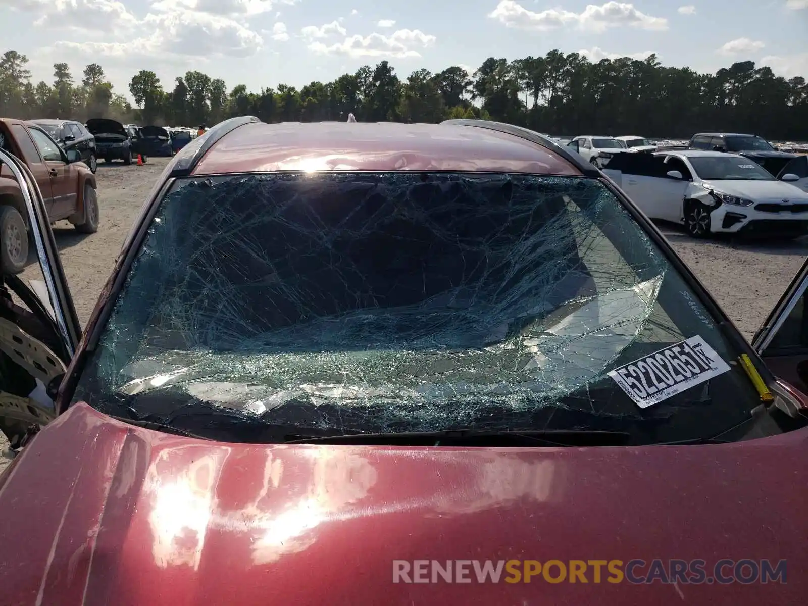 9 Photograph of a damaged car 2T3F1RFV7LC096418 TOYOTA RAV4 2020