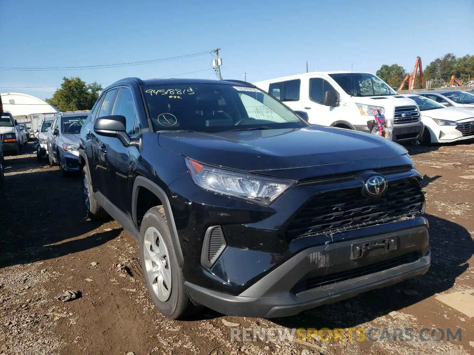 1 Photograph of a damaged car 2T3F1RFV7LC097763 TOYOTA RAV4 2020