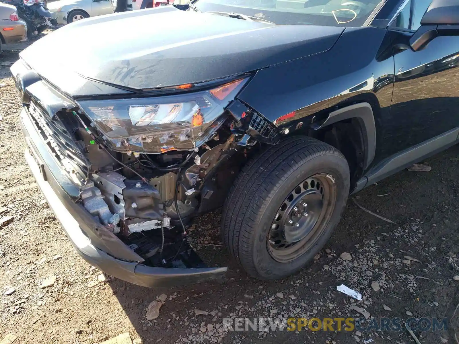 9 Photograph of a damaged car 2T3F1RFV7LC097763 TOYOTA RAV4 2020