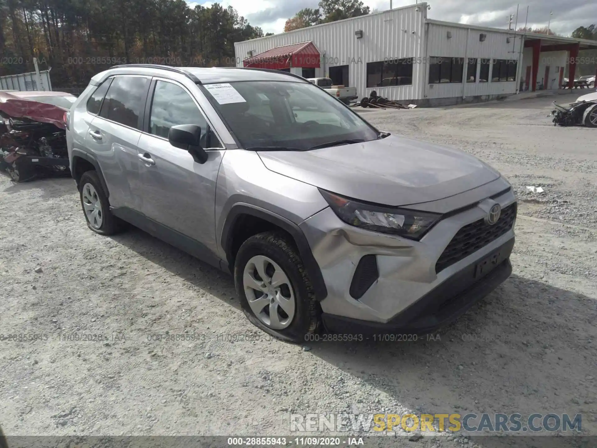 1 Фотография поврежденного автомобиля 2T3F1RFV7LC099111 TOYOTA RAV4 2020