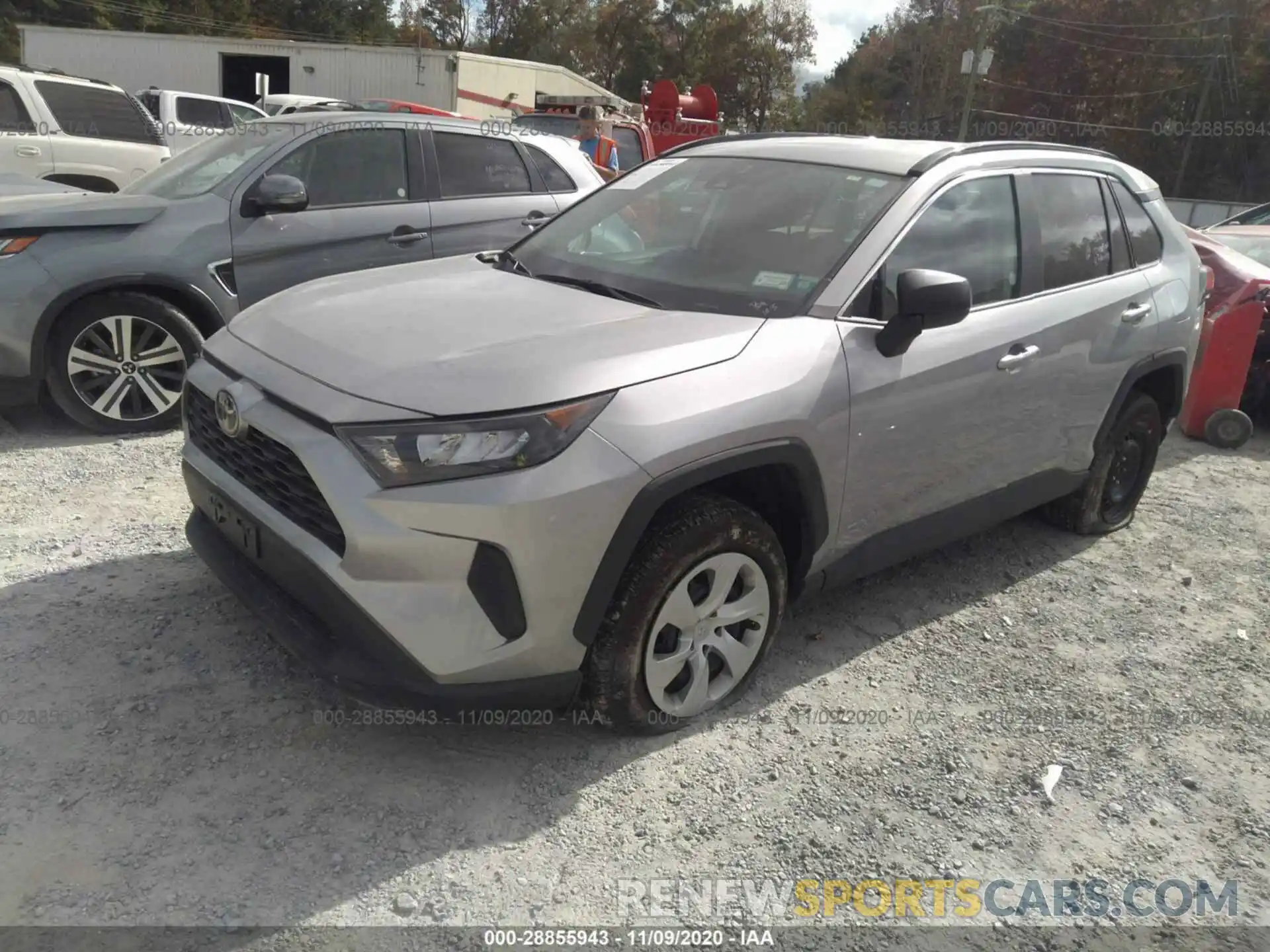 2 Фотография поврежденного автомобиля 2T3F1RFV7LC099111 TOYOTA RAV4 2020