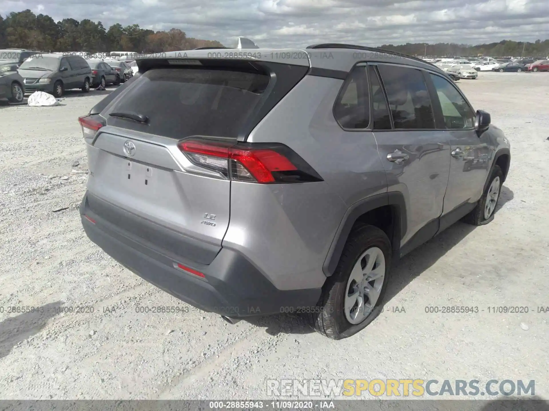 4 Photograph of a damaged car 2T3F1RFV7LC099111 TOYOTA RAV4 2020